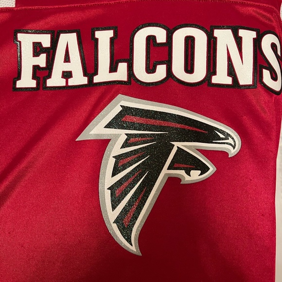 Women’s Medium Atlanta Falcons NFL Top Shirt Glitter Letters. - Picture 4 of 4